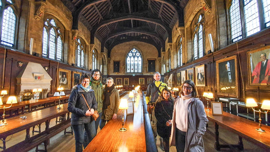 1) No.1 Thing To A Do In Oxford is to go inside a dining hall inside a historic college.